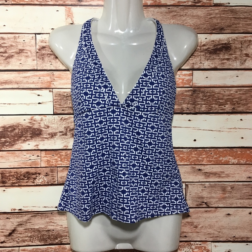 Tommy Bahama Geometric Tankini Halter Top